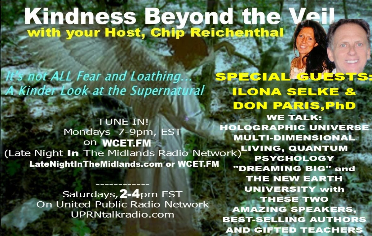 Kindness Beyond The Veil-Special Guests: Ilona Selke and Don Paris Ph.D